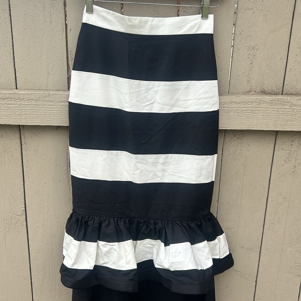CQ by CQ Tiered Maxi Skirt Punk Goth Beetlejuice Festival Winona Ryder Sz S - Picture 2 of 8